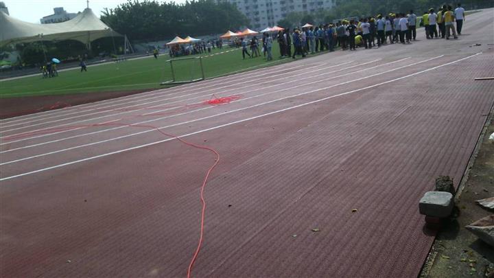 東陽預(yù)制型塑膠跑道 東陽預(yù)制型塑膠跑道