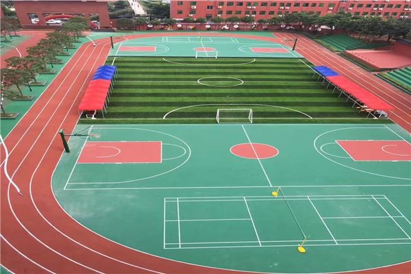 宜興硅PU塑膠籃球場 宜興硅PU塑膠籃球場