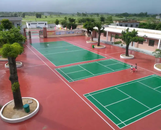 硬地丙烯酸羽球場(chǎng)材料