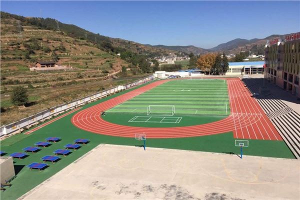 學(xué)校操場塑膠跑道施工